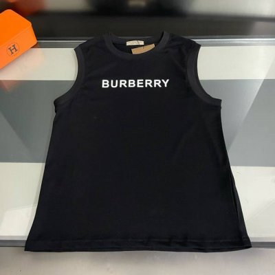 上新 纯原臻品 顶级原版复刻 Burberry 巴宝莉经典Logo胶印花背心 原版面料高版本高品质 网红明星同款 面料：240克双纱高密度纯棉面料 工艺: 整件