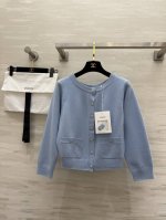chane2春夏新品Look 甜美又温柔口袋针织开衫 100%：山羊绒. 高品质定制，现货首发Size：36 38 40