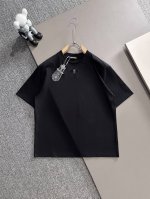 Chrome Hearts* 2025春夏款上新 原高版本 克罗心 面料采用270克高密度纯棉 不变形 不缩水 工艺介绍 双线走位 胸口 左右袖采用贴布刺绣工艺