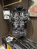dg25S春夏新款休闲翻领短袖polo 丝光 码数M-3Xl