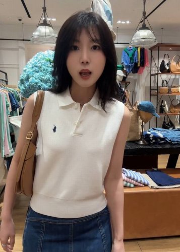 2251# Ralph Lauren拉夫劳伦 翻领无袖背心针织衫 腈棉材质 M-90-100斤 L-100-110斤 Xl-110-120斤 2Xl-120-1