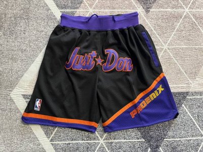 款号K106 顶级刺绣版本 Mitchell &Ness X Just Don联名太阳队 杜兰特 布克同款复古高街刺绣球裤 篮球短裤 Just Don Nba