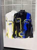 Dior迪奥独家专供新款男士休闲衬衫 高端定制 高端版本 时尚百搭爆款进口面料 手感超柔软细腻 穿着亲肤舒适 高端精品 代工厂p精细做工 上身非常赞 男士必备单