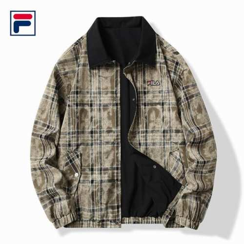 上新 P190【斐乐Fila 25春秋款双面穿刺绣美式高街机能风茄克开衫外套】 今年春秋必入的款 上身也太好看了 Yyds ！ 立体剪裁、胸前刺绣Logo，上身