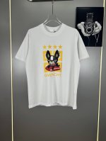 高端原版规格版本 纪梵希 Gvc狗头重工彩色Logo短袖T恤男女时尚同款 2025Ss新款纯棉双纱 定制面料采用威化布织法，超高端针织工艺，版型紧致立体，顺滑，