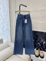cx040#新款牛仔裤 Miu家极简风 牛仔棉显瘦牛仔裤 26-30码