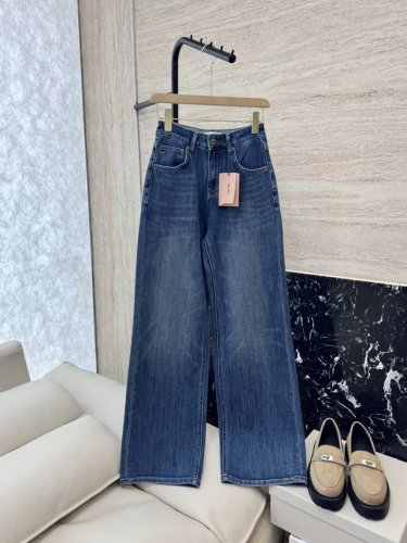 cx040#新款牛仔裤 Miu家极简风 牛仔棉显瘦牛仔裤 26-30码