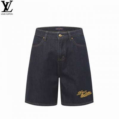 Louis Vuitton 路易威登25Ss麻绳绳索刺绣腾牛仔短裤 本款短袖衬衫以青年布剪裁休闲廓形 正面一个贴袋饰有品牌标识刺绣徽标 后背饰有绳索设计品牌标识