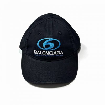 Balenciaga 巴黎世家 海浪Logo刺绣鸭舌帽棒球帽 尺码：均码