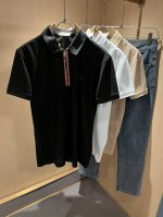 bur*Erry 巴*莉 2025春夏新款男士短袖Polo衫，品牌最新设计元素！既不单调也不复杂,恰到好处的展现品味！客供顶级定制珠地棉面料！舒适吸汗透气根本不