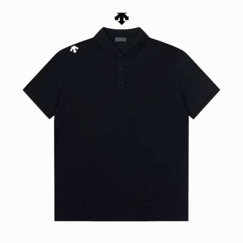 迪桑特 经典Logo 精美polo衫 升级，灵感源自八十年代复古 原版面料 官方同款 定制 同缸染面料 手感非常舒服 春夏最新砖柜同步 时尚又个性 超级百搭好看