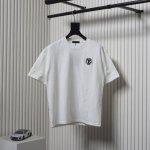 Louis Vuitton 路易威登 Lv 25Ss 刺绣圆圈短袖T恤面料采用定制240G 26支特滑双股精棉平纹高密无尘全棉布料 前幅高密度加厚 走线平整 代