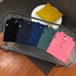 供80 descente/迪桑特2023Ss夏季男士科技透气冰爽速干短袖Polo衫 全新客供进口圆孔冰丝速干面料 非常爽滑 舒适 透气 无惧夏季严热，全新打造商