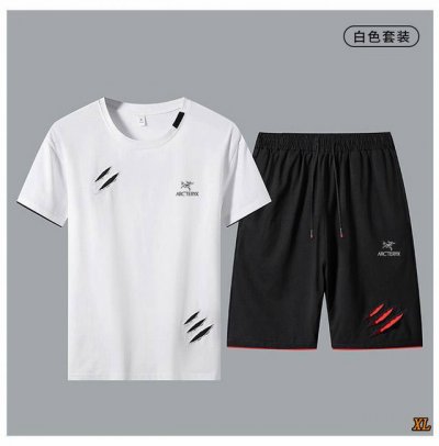 Arc’Teryx始祖鸟 独家实拍上新夏季高品质休闲套装夏季薄款短袖T恤体恤百搭潮流宽松运动套装，本季主打，货源充足，放心主推，高端品质，经典设计，做工出色，经