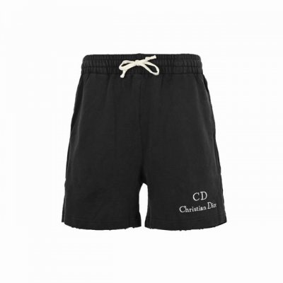 dior 迪奥 25Ss 字母刺绣水洗短裤 面料采用360克刷毛面料，订染颜色后整蚀毛处理，对照原版做丝滑超柔处理，布面肌理股线清晰明显，垂感一级棒，做工精致都