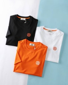 He爱玛* 25Ss夏季新款软糯丝滑亲肤棉质圆领短Tee 男士胸前经典 H 刺绣标识商务休闲短袖T恤衫 贸易公司渠道稀出 同步Gw发售 越简单越高级 不需要繁琐