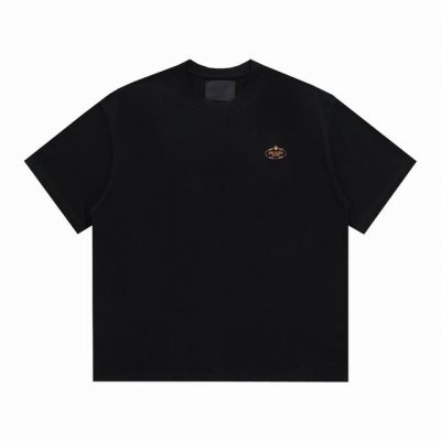 prada.普拉达小标商务短袖 春夏新款商务小标 270克高品质棉质感十足. 舒适穿搭.时尚普拉达 颜色.黑色 码数Xs.S.M.L