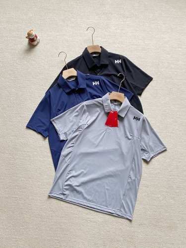 报单款号04212。 Hh专柜同步更新 大爆款来啦！Helly Hansen Hh 2025新款男士户外运动休闲短袖商务凉感polo衫 冰丝速干面料 透气清爽丝