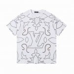 Lv 驴家 25Ss新款西部牛仔印花 短袖 高品质 面料- 采用260克双股精梳棉面料.索罗纳螺纹订织订染国标一级面料 辅料：官网原版三标Logo 尺码： S