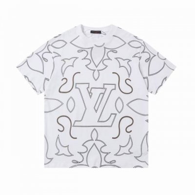 Lv 驴家 25Ss新款西部牛仔印花 短袖 高品质 面料- 采用260克双股精梳棉面料.索罗纳螺纹订织订染国标一级面料 辅料：官网原版三标Logo 尺码： S