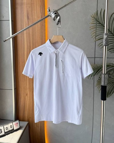 descente迪桑特Training系列综训Tough男士Polo衫 夏季新品，面料百分之95聚酯纤维 百分之5氨纶 2.0新品迪桑珠地面料 源纱线自带吸湿排