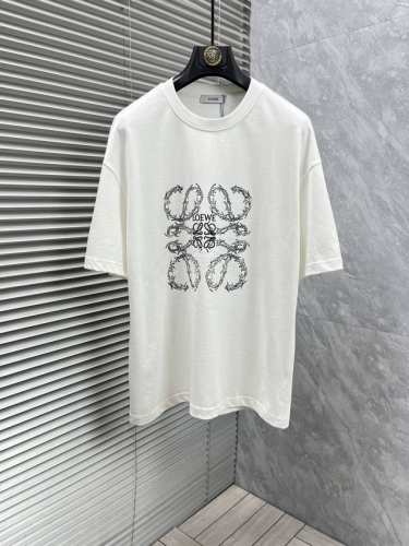 罗意家 2025春夏新款男女同情侣款休闲宽松棉质圆领短袖T恤衫！贸易公司渠道稀出，同步官网发售 ！ 2025春夏最新系列，经典时尚设计元素，为全新系列注入满满活