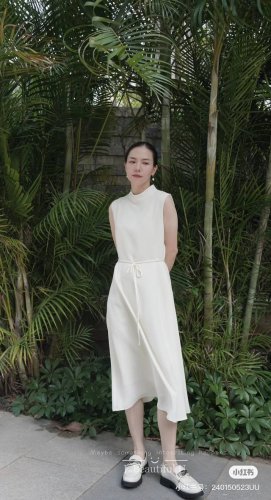 系带修身小蛮腰