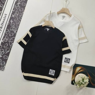 尺码S-Xl爆款推荐 罗意威 Loewe 25Ss早春新款 经典织带短袖轻奢主义 男女日常通勤穿搭必备单品 正确版本 欢迎对比详细特征 280克 % 纯棉双纱汗