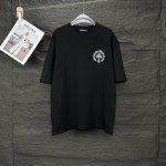 克罗心2025新款梵文印花Logo情侣款短袖T恤 高版本高版本 原版面料 数码直喷印花工艺 网红明星同款 高版本 高 品质 面料采用300克纯棉面料 手感超级舒