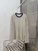 实拍图 最新 24New 赵露思针织条纹长袖打底衫 尺码：Sml P270