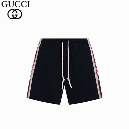 gucc 古驰 24Fw 侧边织带短裤 经典款织带短裤。这款市面版本太多 有的直接拿长裤打版 主唛洗唛定制，侧边Logo织带面料定染 面料定织 侧边织带订制 一