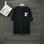 驴家2025新款重工贴布刺绣字母Logo情侣款短袖T恤 高版本高版本 原版面料 数码直喷印花工艺 网红明星同款 高版本 高 品质 面料采用300克纯棉面料 手感