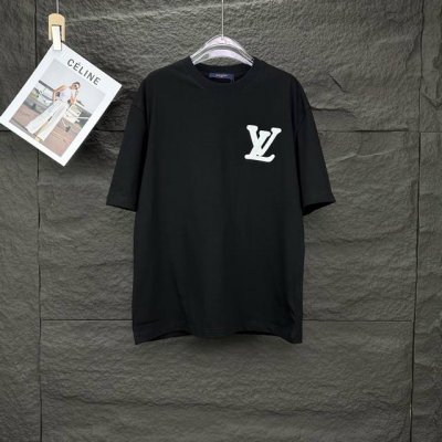 驴家2025新款重工贴布刺绣字母Logo情侣款短袖T恤 高版本高版本 原版面料 数码直喷印花工艺 网红明星同款 高版本 高 品质 面料采用300克纯棉面料 手感