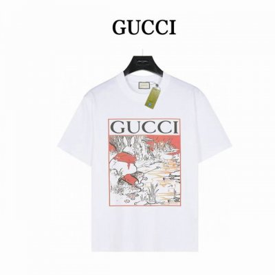 gucci 彼得兔系列大耳朵兔 短袖T恤 款号:Gg16 白色 240克重磅小落肩100%棉T恤 Os版型 宽松有型好搭配 采用精梳紧密赛络工艺 面料更耐磨 袖