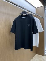 Brunello Cucinelli Bc2025春夏新款圆领短袖T恤 Brunello Cucinelli的珍贵纱线丰富了这款Travelwear系列T恤衫的