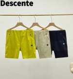 夏季新款高品质Descente迪桑特定制冷感面料 男子速干运动拼接短裤 采用Schematech冷感纱线面料，透气性强， 适合各种环境，跑步时方便排汗，舒适质地