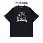 巴黎世家Balenciaga 联名古驰个性字母印花短袖百搭T恤短袖情侣款 面料：重磅双纱300G纯棉新疆长绒棉越洗越有质感穿上去不松垮不起球不掉色。 克重：绝对