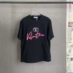 C12 Valentino 华伦天奴 300高克重 立体胶工艺 独家专供新款原单男士休闲短袖 高端定制 高版本 时尚百搭爆款 进口面料 手感超柔软细腻 穿着亲肤