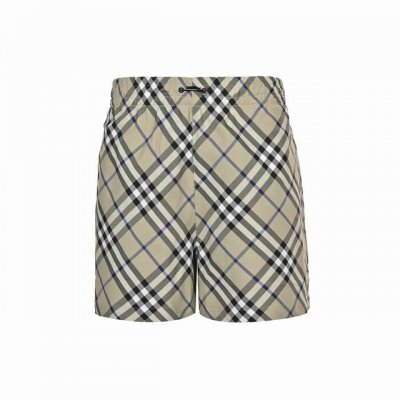 burberry 巴宝莉 25Ss 斜格纹短裤 不挑人版型帅气又时髦 后袋饰有马术骑士徽标贴花刺绣低调奢华 进口面料质感轻盈细腻 经典松紧腰版型百搭上身显瘦又高