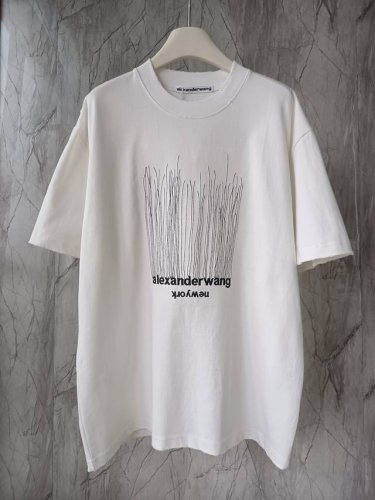 Amiri 新款重工刺绣手工破洞纯棉圆领短袖 宽松版型 男女同款 Smlxl