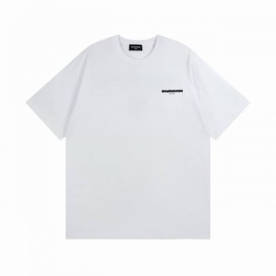 Balenciaga 巴黎世家2025 Ss 封条字母Logo印花短袖T恤 本市场No.1的质量 真正天花板品质 全部原版开发注意细节图 避免被盗图商家混发 正