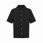 prada 普拉达 25Ss 布标纽扣短袖衬衫 正品9650购入开发 采用40支珠地双股面料 激光烧花+胶浆印花工艺 布匹酵洗 定制1 1商标 宽松版型 siz