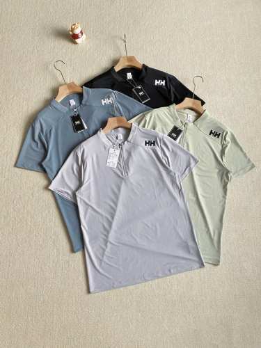 helly Hansen 海丽汉森 Hh 夏新款男士休闲凉感速干压胶短袖半拉链Polo衫 T恤 熟悉的爆款配方！！线上和柜子的货！海丽森今年你必备的一款单品！N