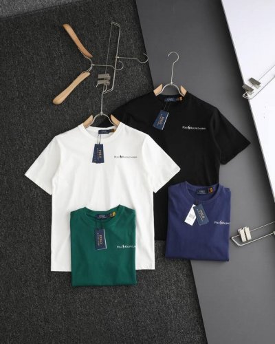 顶级复刻 Ralph Lauren 拉夫劳伦25Ss夏季新款简约基础Logo圆领T恤 官网同步 男女同款 小红书热门爆款 各大网红博主纷纷上身 强烈推荐 细节：