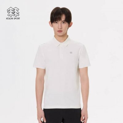 小金猪上新# 高品质好货！放心入 五一假期必备！ 2025Kolon Sport可隆专柜新款 男款翻领短袖速干Polo运动休闲户外吸湿短袖，夏Upf90+防晒抗