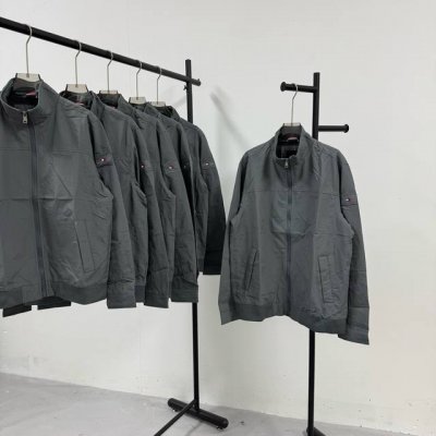 51# Tommy Hilfiger 汤米 重工刺绣纯色立领机能商务风休闲夹克 原版定制 -不上过多吹牛的文案 直接上图上细节 懂行的老板直接看品控 独家背景细