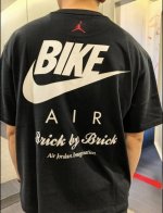 Jordan X Nigel Sylvester 联名款 Ss25 印花短袖T恤 男女同款 美版宽松版型 超帅的印花涂鸦万针刺绣工艺 上身超帅 原版版型偏短胖，