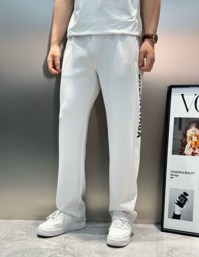 balenciag*A巴黎25S新款休闲裤.直筒设计.运动休闲随意搭配.采用2025新款棉莫面料，亲肤舒适.抗皱不粘灰抗静电，面料柔软舒适有垂感.立挺上身有型！