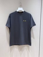 Fd 经典眼睛刺绣圆领T