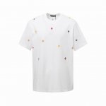 Chrome Hearts*克罗心 25Ss洗水磨破全副Logo刺绣工艺短袖T恤 独家定织定染高克重紧密精梳棉面料Os落肩宽松版型 春夏最新砖柜同步 男女同款
